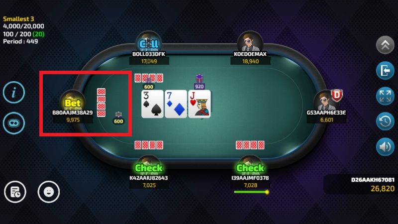 Bet adalah salah satu strategi menggertak dalam bermain Poker Online